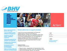 Tablet Screenshot of bhv-handball.liga.nu